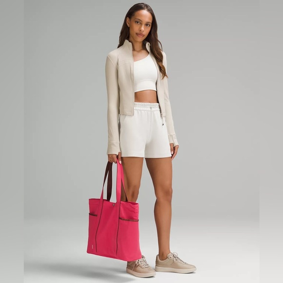 Lululemon Daily Multi-Pocket Tote Bag 20L- Glaze Pink/Ancient Copper - Picture 2 of 5